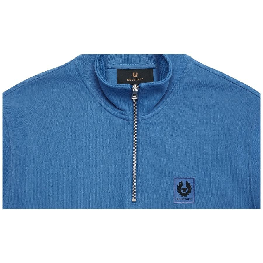 Mens Quarter Zip Cotton Fleece Sweatshirt 103001