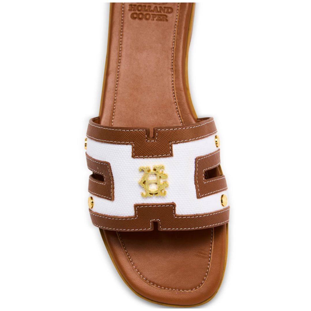Heraldic Monogram Womens Slides