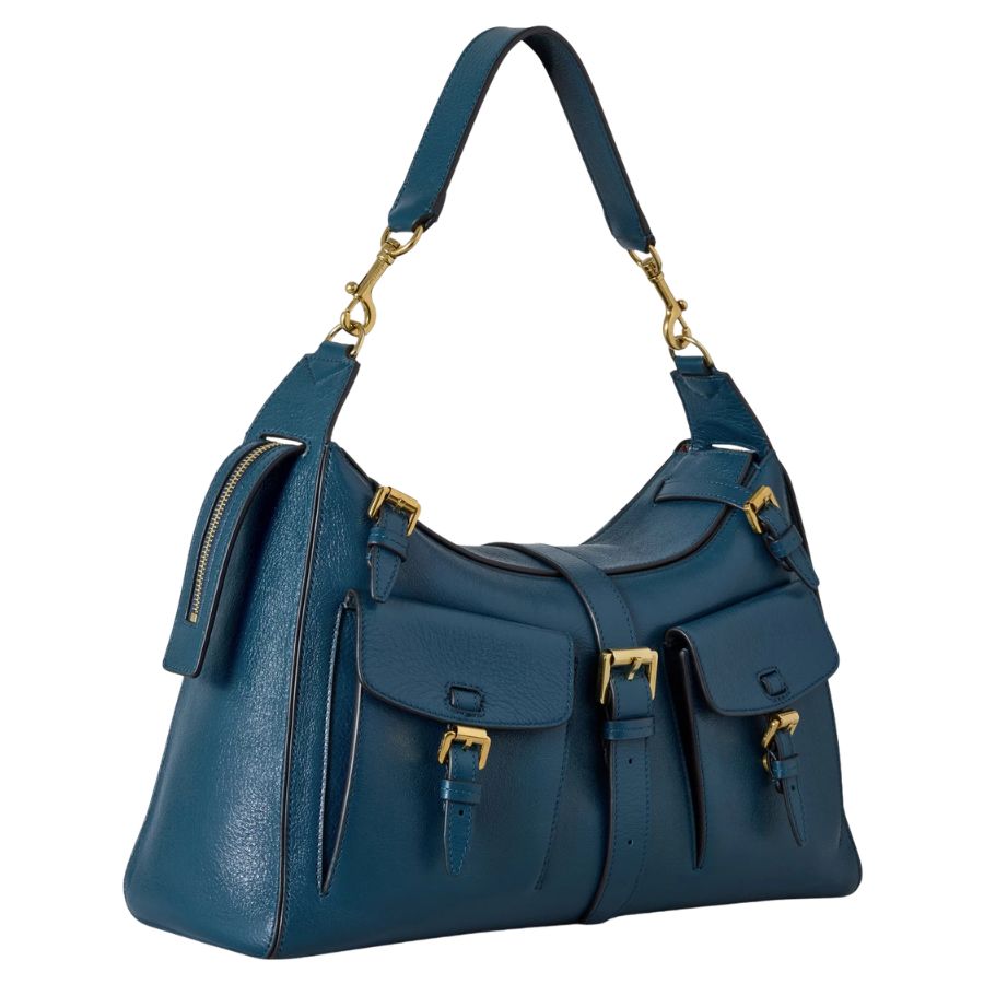 Roxanne Shoulder High Shine Leather Handbag HH0145/748