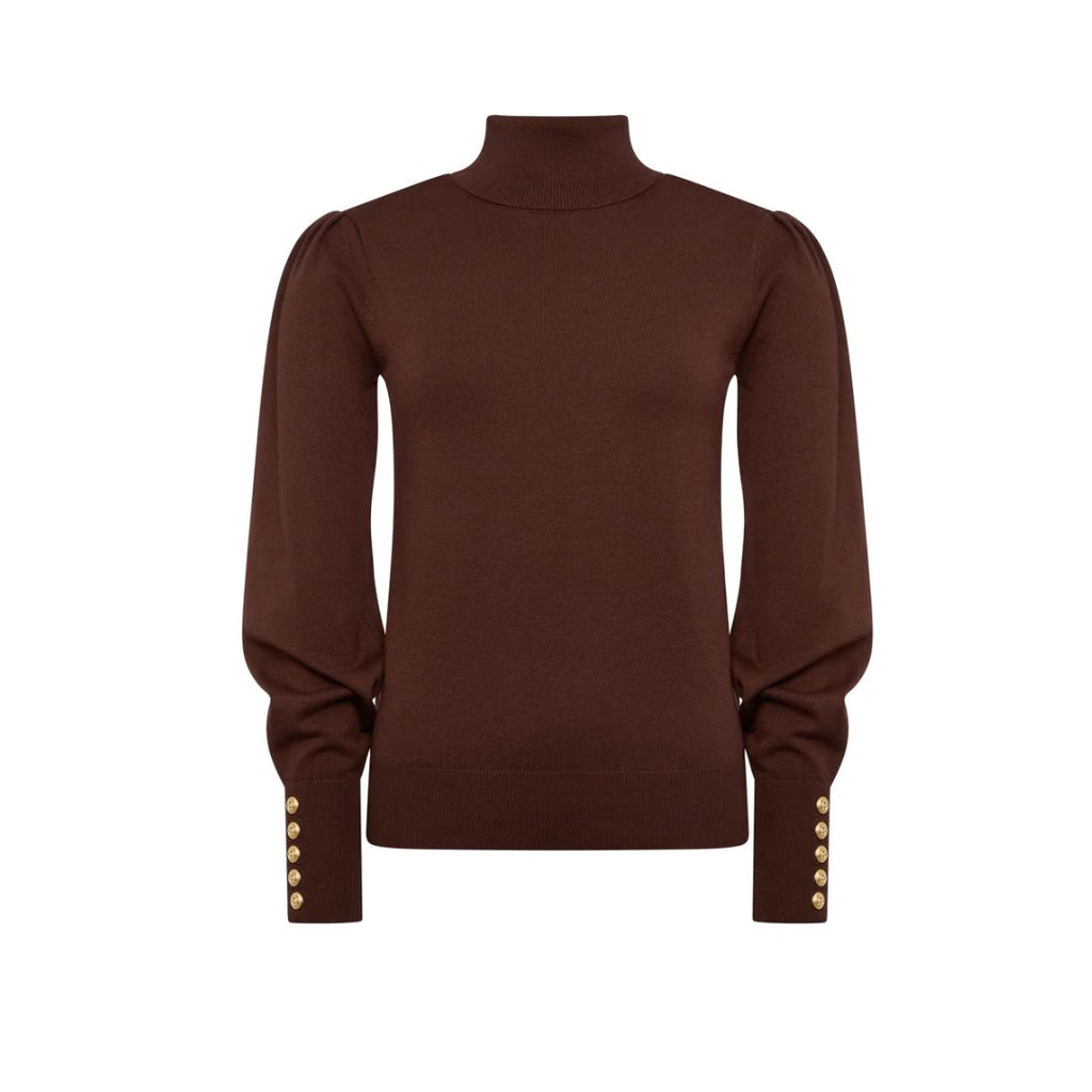 Structured Kelsie Roll Neck Knit