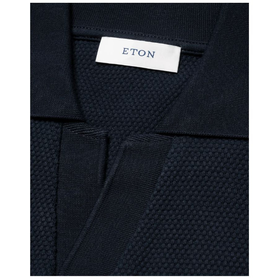 Waffle Open Collar Mens Polo Shirt 100014580