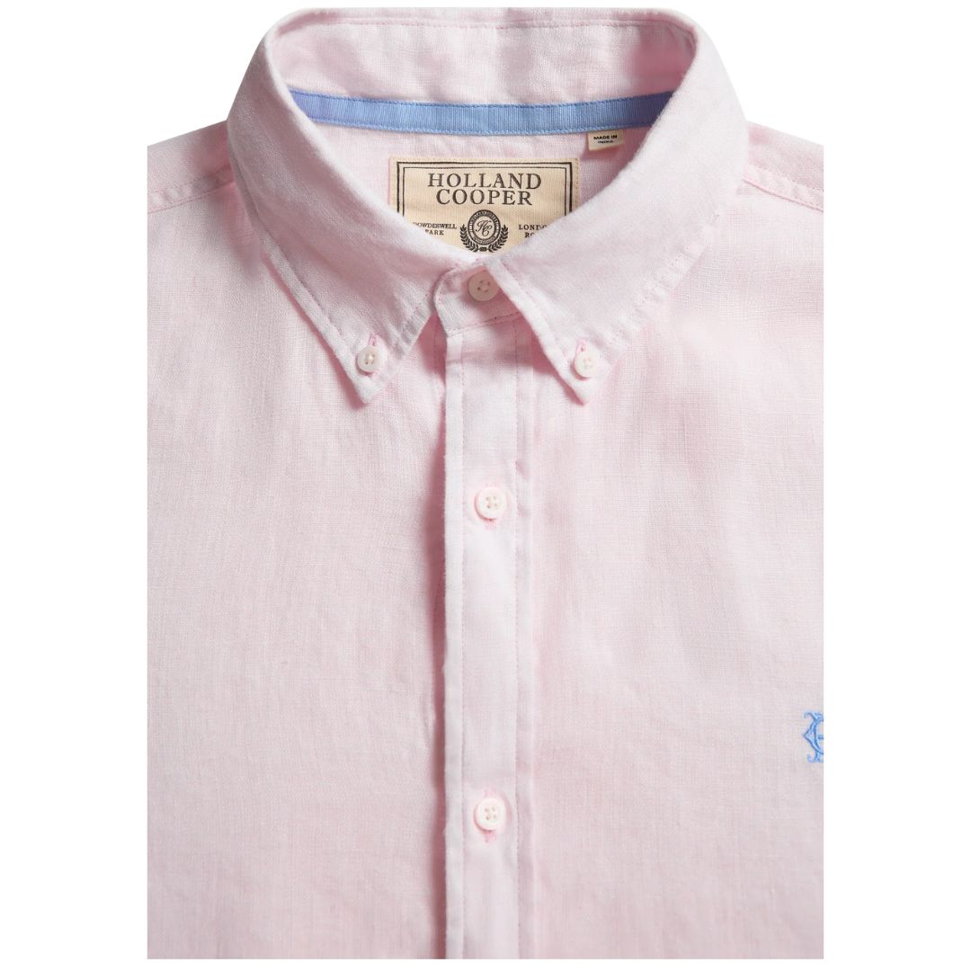 Regular Fit Mens Linen Shirt