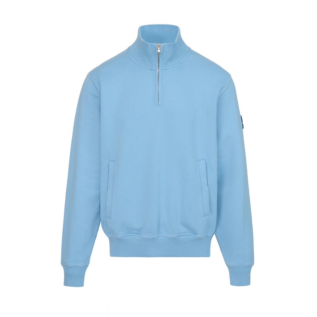 Badge Logo Mens Quarter Zip Sweatshirt MBS16