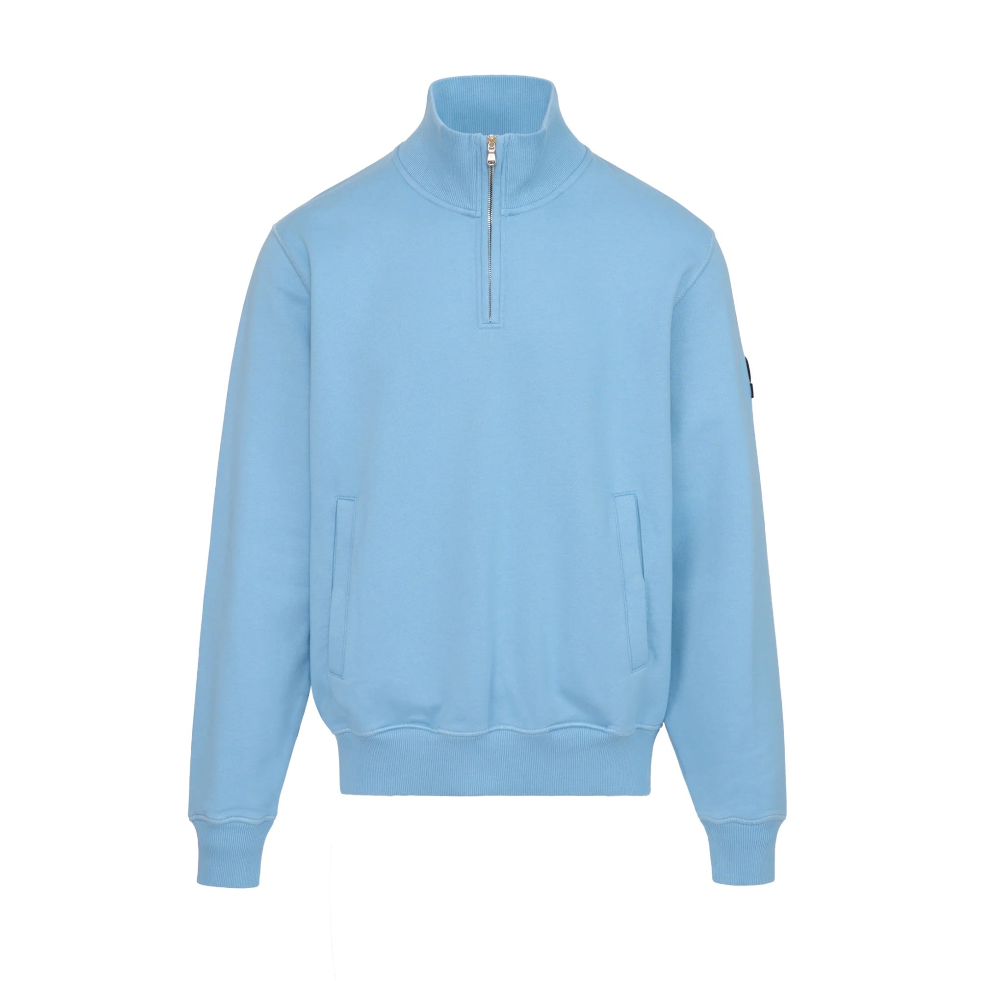 Badge Logo Mens Quarter Zip Sweatshirt MBS16