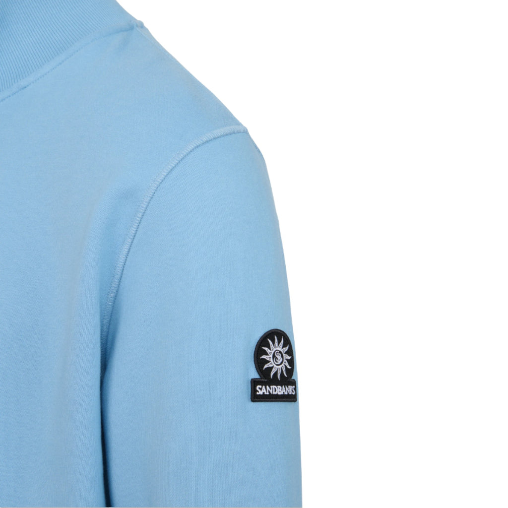 Badge Logo Mens Quarter Zip Sweatshirt MBS16