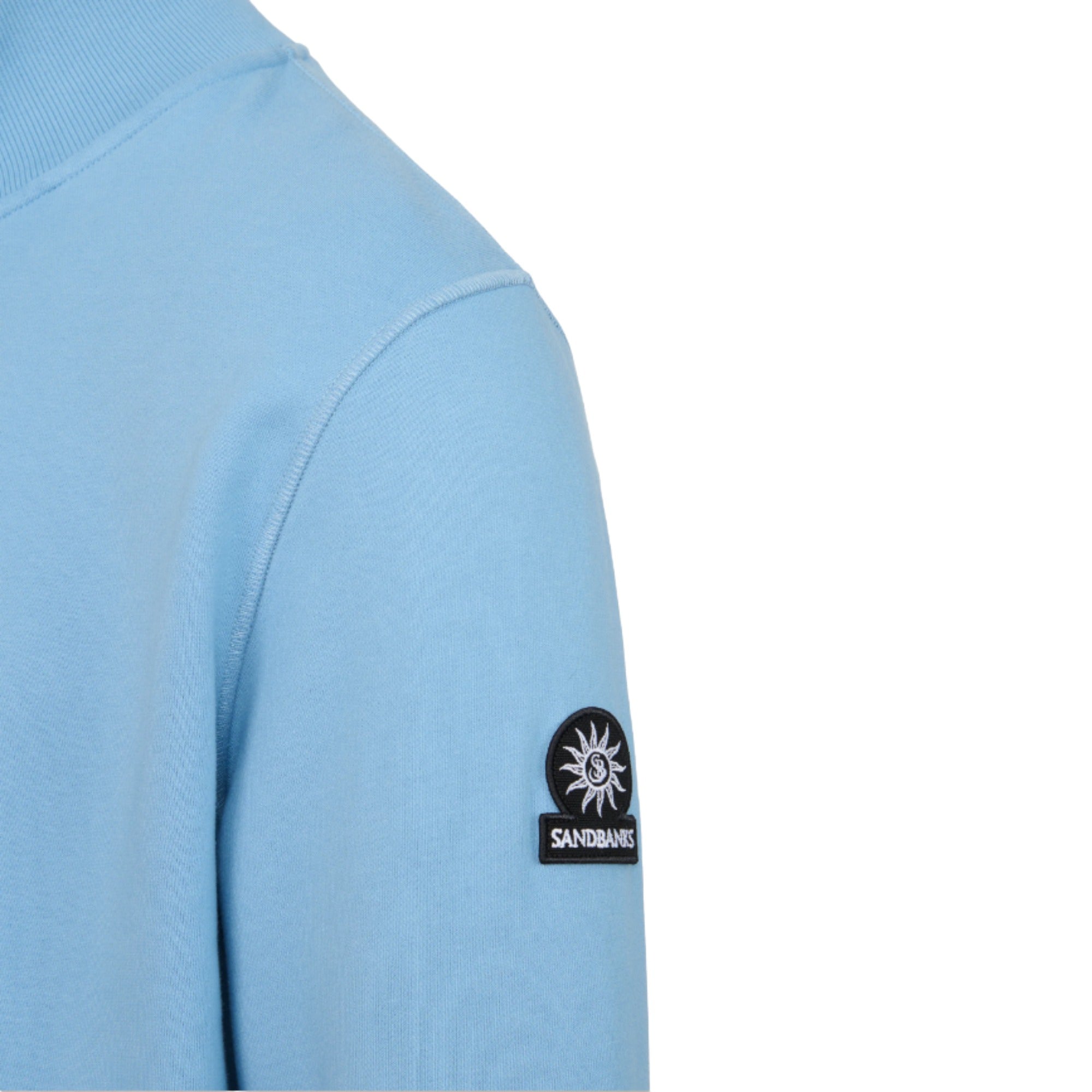 Badge Logo Mens Quarter Zip Sweatshirt MBS16