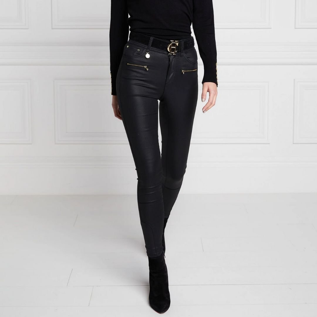 Coated Jodhpur Womens Jeans