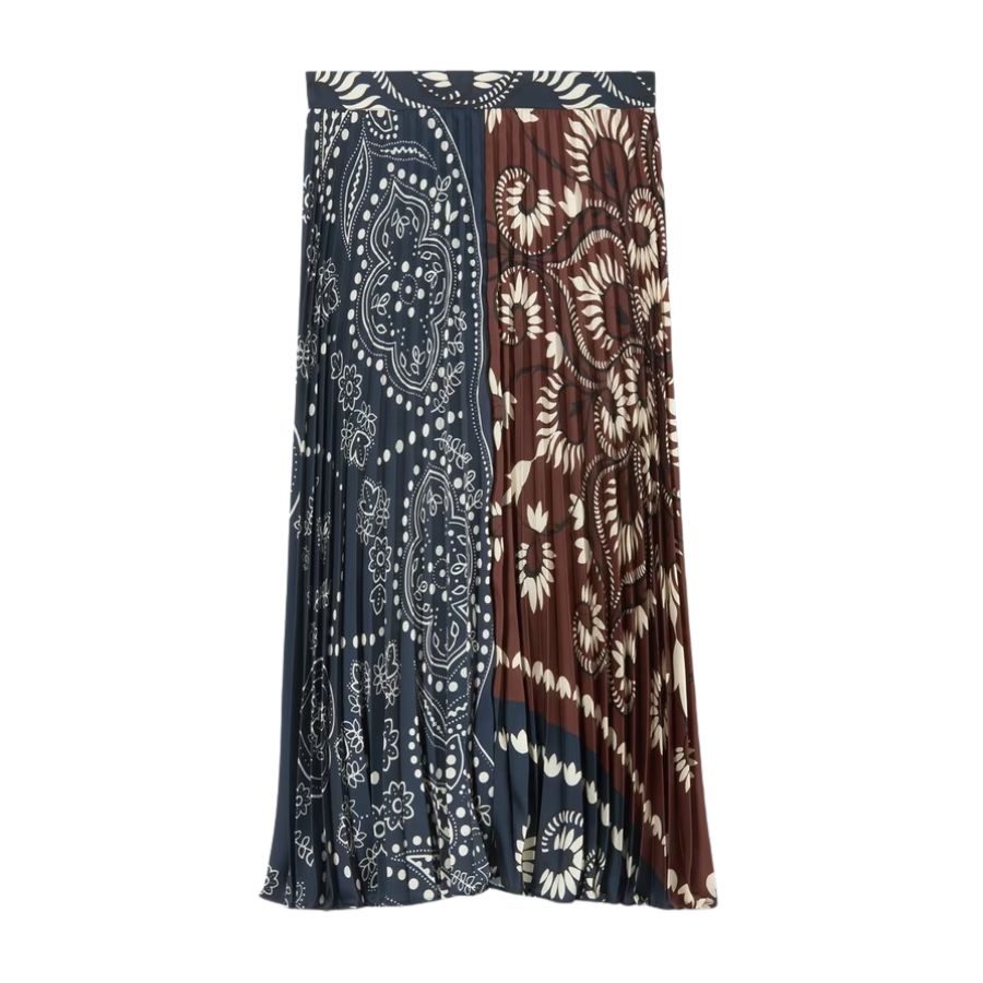 Milord Colour Block Paisley Skirt Womens 2615101011600