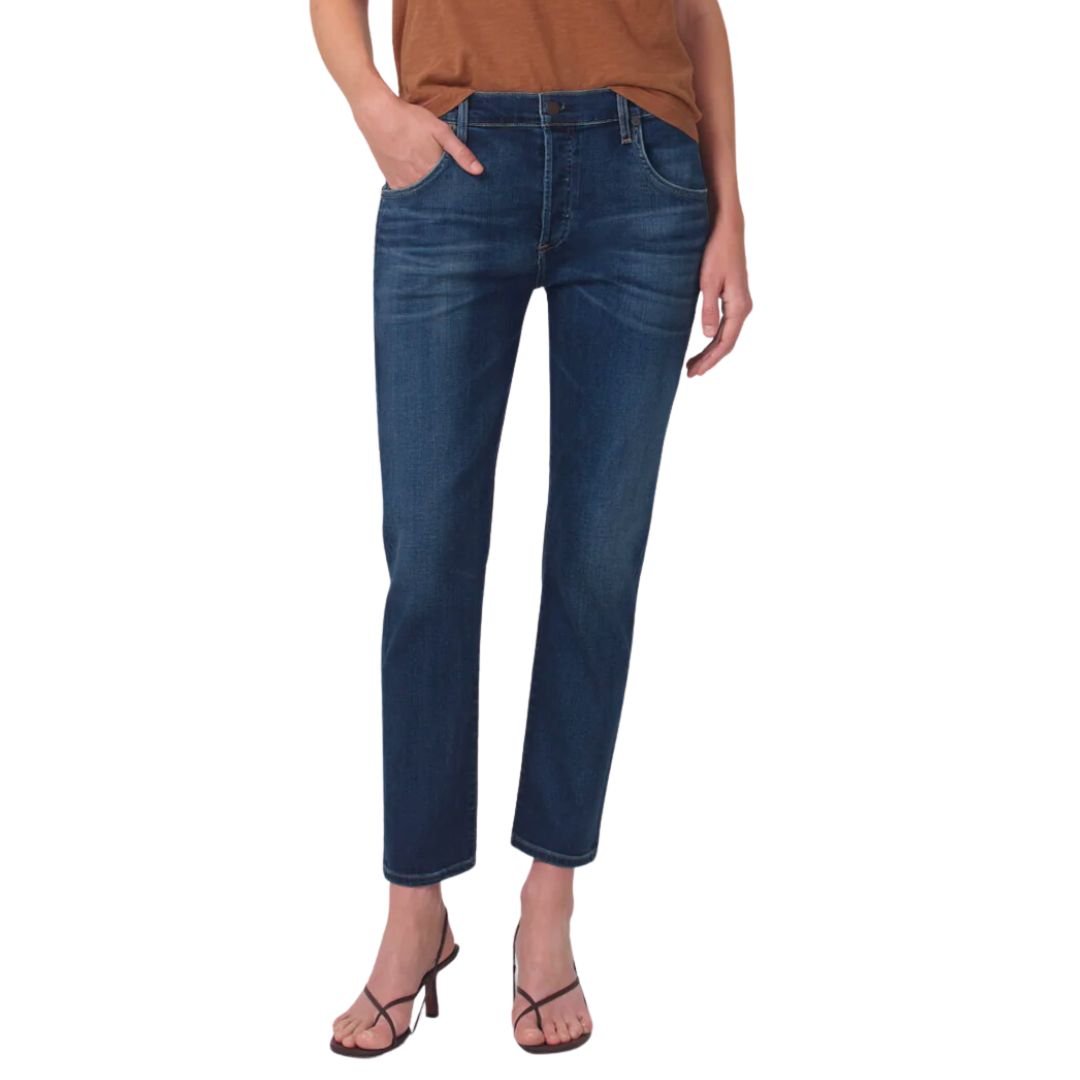 Emerson Mid Rise Relaxed 27" Jeans