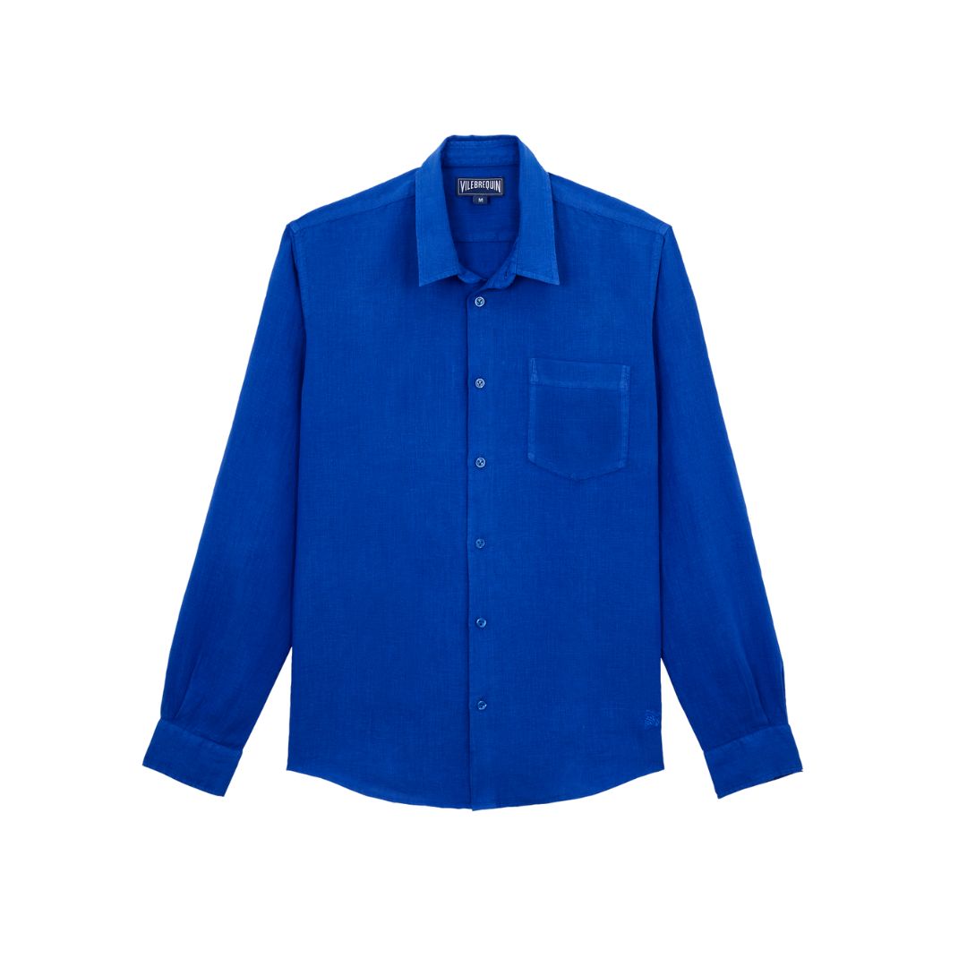 Caroubis Linen Long Sleeve Shirt CRSH9U10