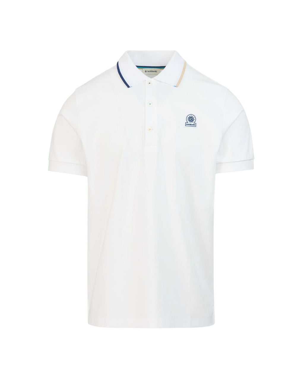 Tri-Colour Tipped Mens Polo Shirt MBP70