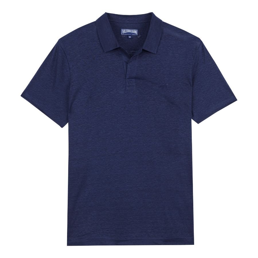 Pyramid Linen Jersey Solid Polo Shirt