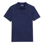 Pyramid Linen Jersey Solid Mens Polo Shirt PYRE9O00