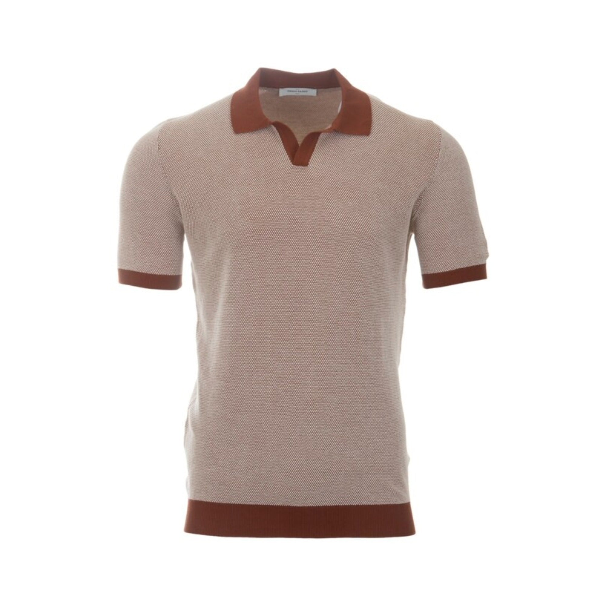 Contrast Mens Knitted Polo Shirt 57155/26901 – Robinsons of Bawtry