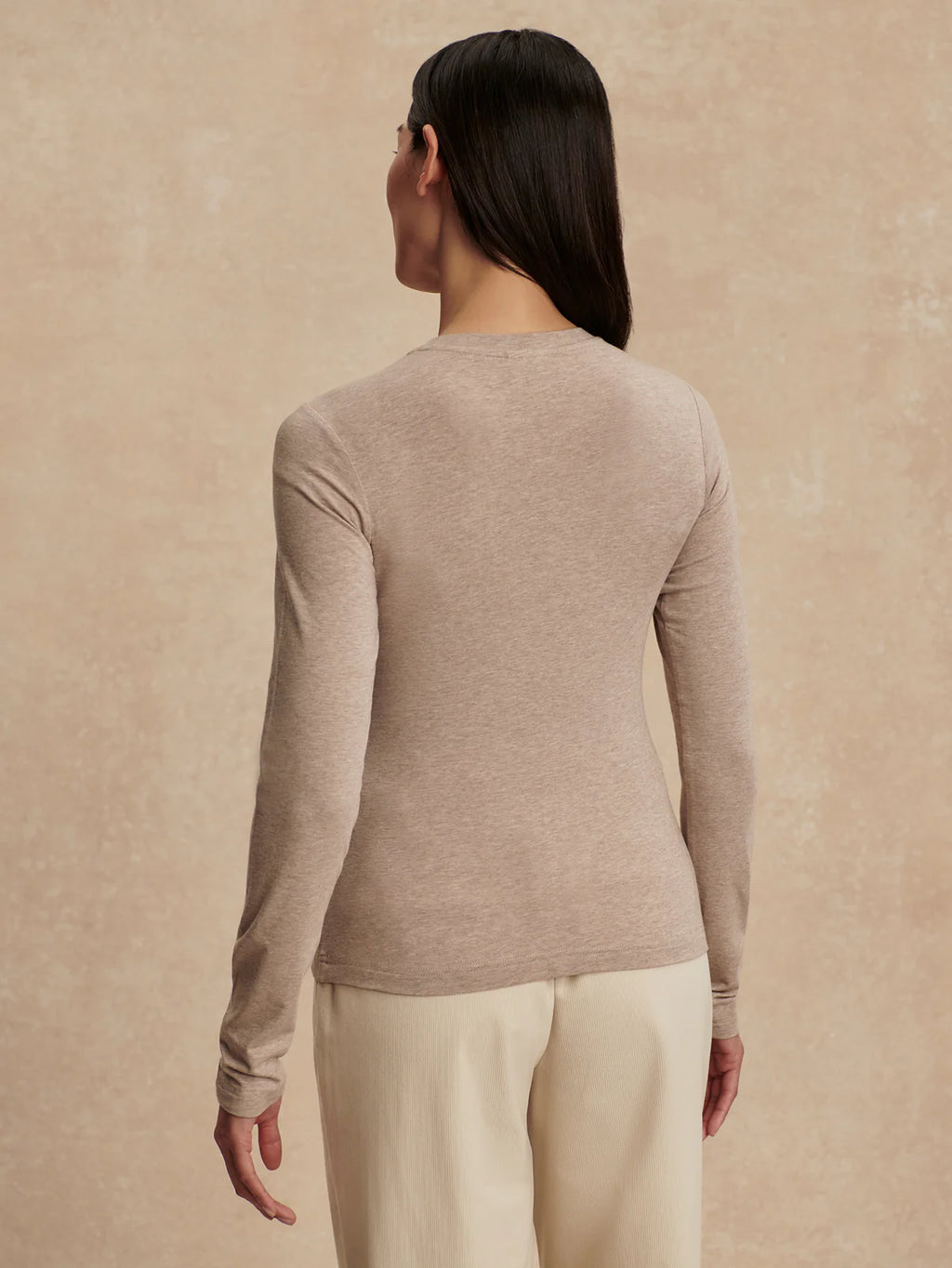 Edna Long Sleeve Fitted Womens Top VAR03034