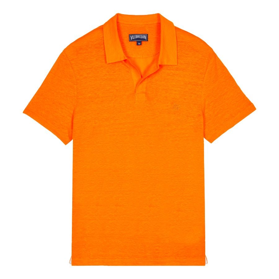 Pyramid Linen Jersey Solid Mens Polo Shirt PYRE9O00