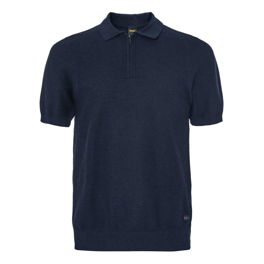 Kancello 1/4 Zip Knitted Polo 50546173