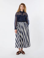 Uomo Printed Poplin Womens Skirt 2615101022600