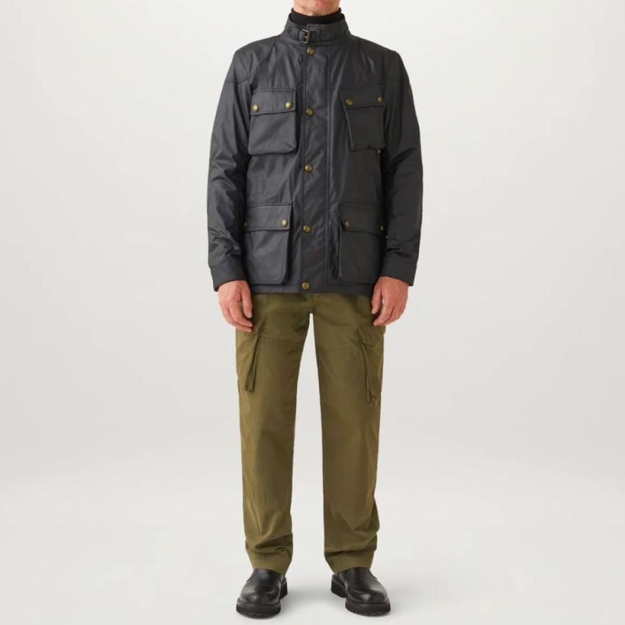 Fieldmaster Waxed Cotton Jacket 100034 Black UK38 IT48